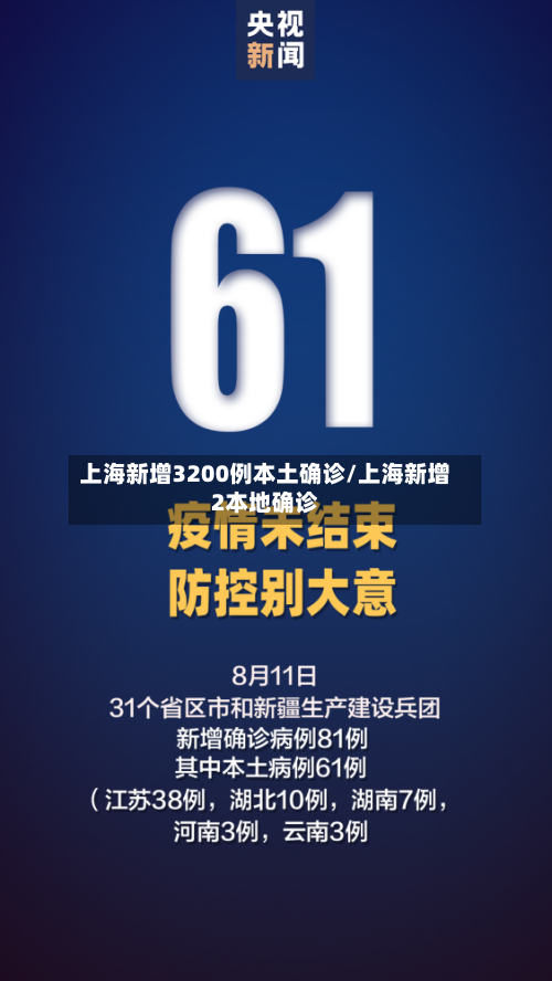 上海新增3200例本土确诊/上海新增2本地确诊-第2张图片