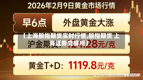 【上海股指期货实时行情,股指期货 上海证券交易所】-第2张图片