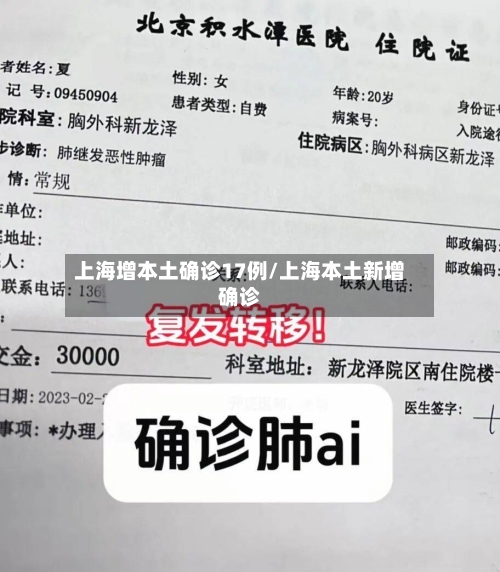 上海增本土确诊17例/上海本土新增确诊-第2张图片