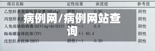 病例网/病例网站查询-第2张图片