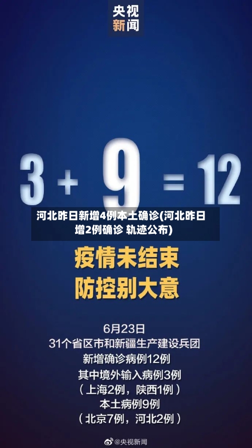 河北昨日新增4例本土确诊(河北昨日增2例确诊 轨迹公布)