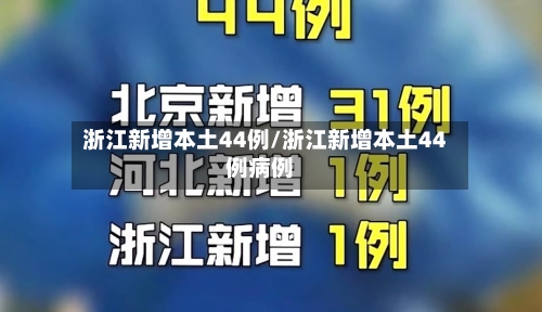 浙江新增本土44例/浙江新增本土44例病例