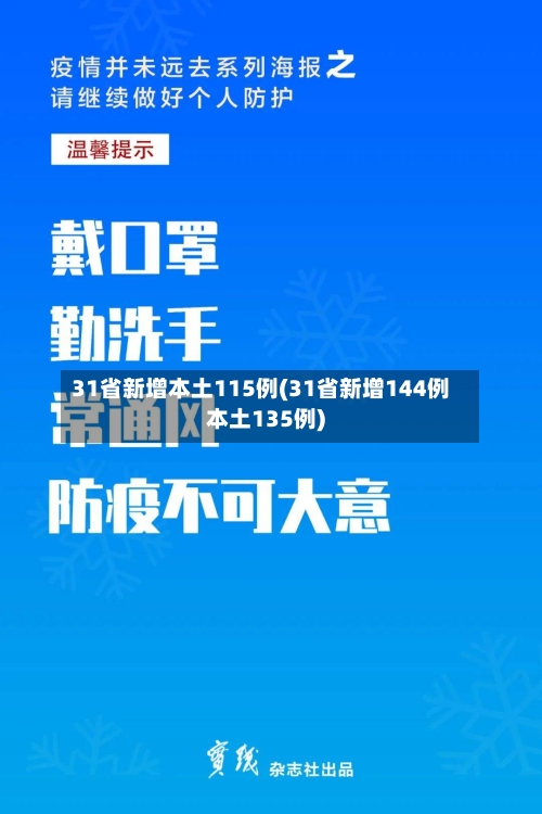 31省新增本土115例(31省新增144例本土135例)