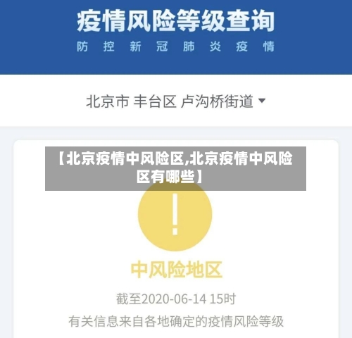【北京疫情中风险区,北京疫情中风险区有哪些】