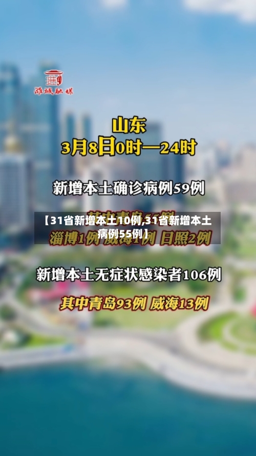 【31省新增本土10例,31省新增本土病例55例】