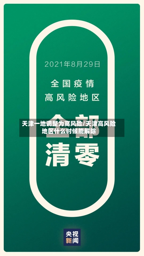 天津一地调整为高风险/天津高风险地区什么时候能解除
