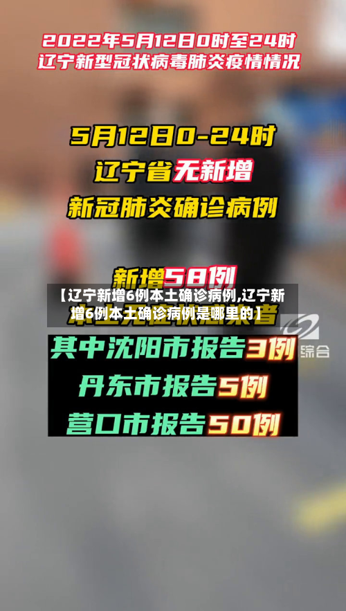 【辽宁新增6例本土确诊病例,辽宁新增6例本土确诊病例是哪里的】