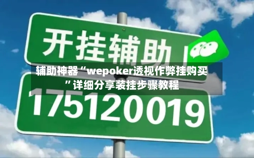 辅助神器“wepoker透视作弊挂购买”详细分享装挂步骤教程
