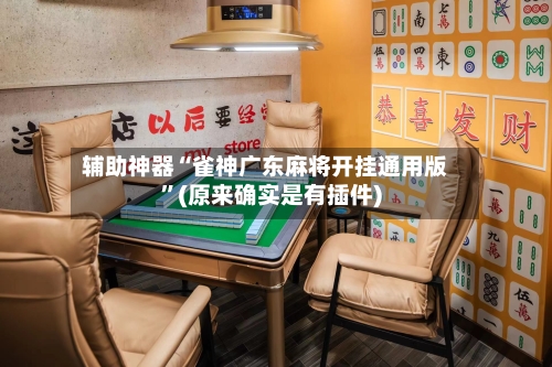 辅助神器“雀神广东麻将开挂通用版”(原来确实是有插件)