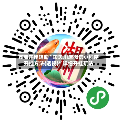 万能开挂辅助“功夫川麻微信小程序开挂方法(透视)”详细开挂玩法