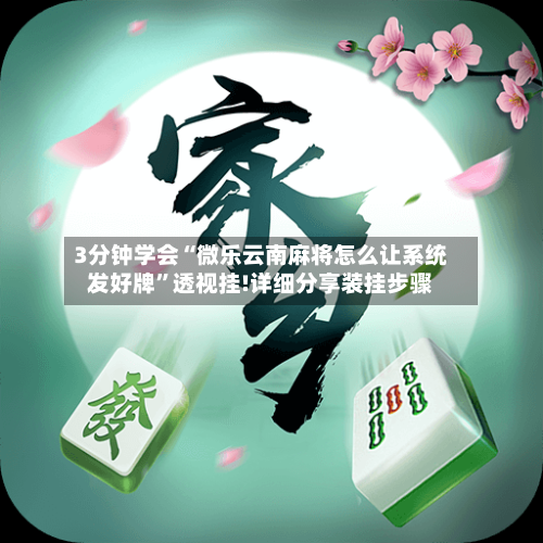 3分钟学会“微乐云南麻将怎么让系统发好牌”透视挂!详细分享装挂步骤