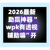 2026最新助赢神器“wpk有透视辅助嘛”开挂神器{透视辅助}全揭秘