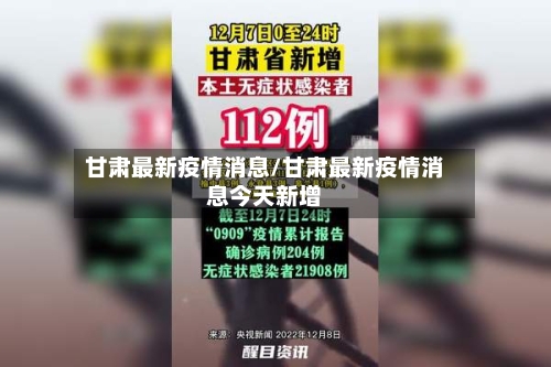 甘肃最新疫情消息/甘肃最新疫情消息今天新增