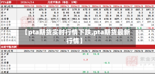 【pta期货实时行情下跌,pta期货最新行情】