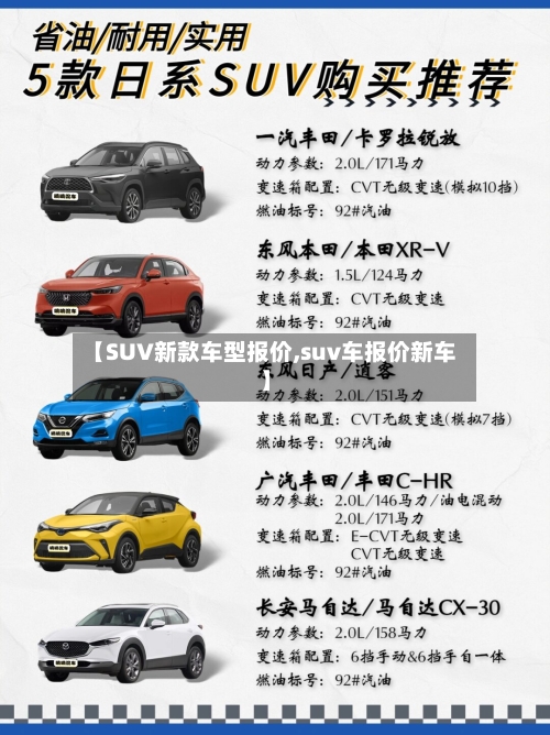 【SUV新款车型报价,suv车报价新车】