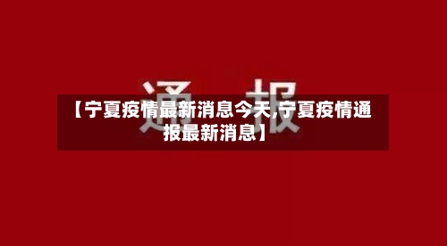 【宁夏疫情最新消息今天,宁夏疫情通报最新消息】