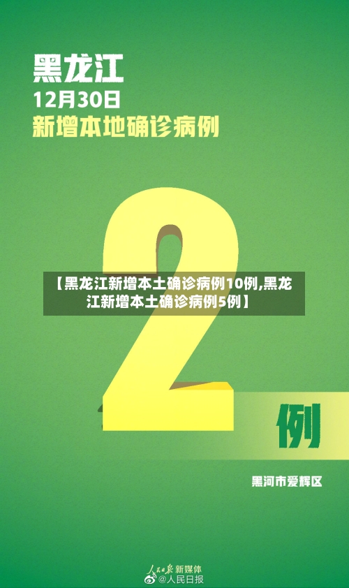 【黑龙江新增本土确诊病例10例,黑龙江新增本土确诊病例5例】