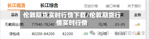 伦敦期货实时行情下载/伦敦期货行情实时行情