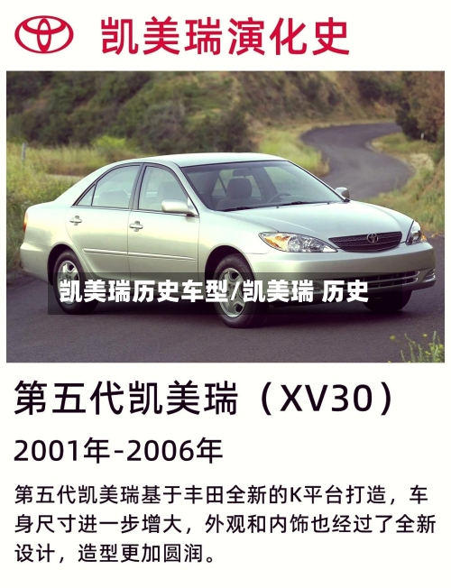 凯美瑞历史车型/凯美瑞 历史
