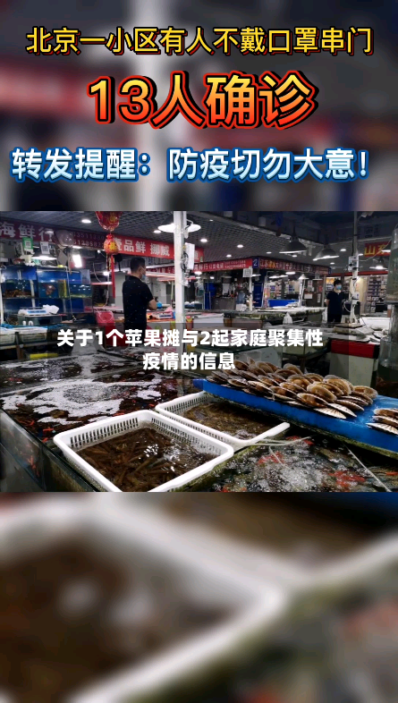 关于1个苹果摊与2起家庭聚集性疫情的信息
