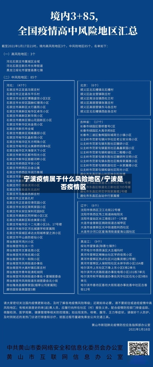 宁波疫情属于什么风险地区/宁波是否疫情区