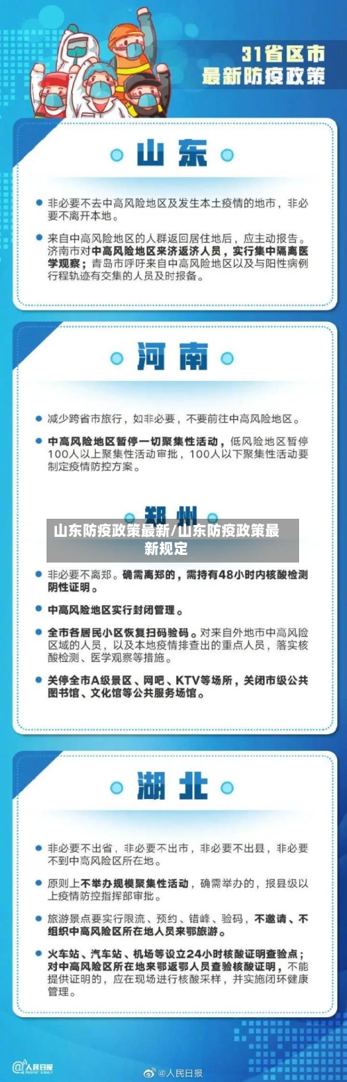 山东防疫政策最新/山东防疫政策最新规定